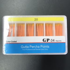 Yüksek kaliteli renk kodlu diş <span class=keywords><strong>Gutta</strong></span> Percha noktaları konik 0.02 0.04 0.06 endodonti kök kanalı için - Product Image 4