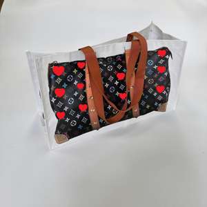 Bolsas de Compras Reutilizables de Lujo Personalizables 2026, Bolsas de Mano de PP Tejido para Mujer, Asas de Tela de Algodón, Tamaño Mediano para Supermercado - Product Image 2