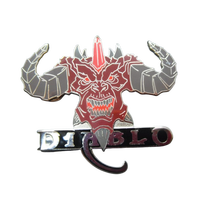 Gaming-Themen Diablo Dämonische Charaktere Hartemaille Zinklegierung Pin – Elite-Pin im modernen & traditionellen Stil mit Stanzdruck