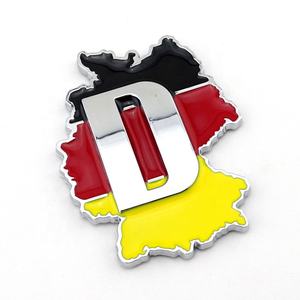 Nuovo distintivo della bandiera del prodotto Design adesivo laterale della carrozzeria cromata per adesivi autoadesivi con LOGO sportivo <span class=keywords><strong>Peugeot</strong></span> - Product Image 3