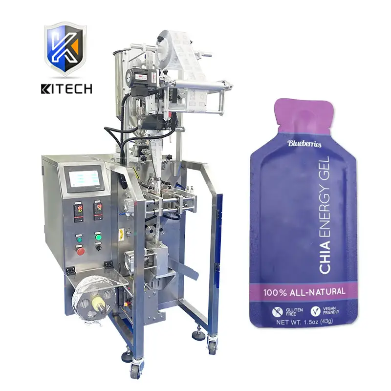 Easy Setting Automatic Irregular Fruit Juice Flavour Jelly Sachet Filling Sealing Machine