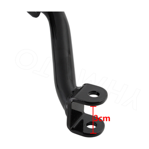 Support de repose-pieds YHMOTO pour Simson S51 S70 Enduro, plaques d'ancrage noires soudées à 180 degrés - Product Image 6