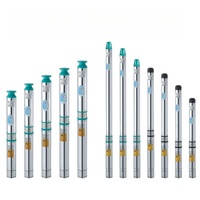 Pompe submersible pour puits profond en acier inoxydable, triphasée, haute pression 300 pieds, petite taille, pour puits domestique, irrigation, OEM