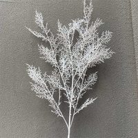 O-210 Großhandel Weiße Nebelblume 6 Zweige Dekorative Künstliche Frostgras Hängende Nebelblume Plastik Kunstpflanzen
