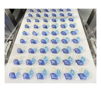 Machine d'emballage multifonctionnelle à 6 chambres pour capsules de lessive liquide, avec remplissage et emballage