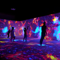 Juego interactivo AR para niños, juego de trampolín mágico para interiores, simulador de proyección, captura de movimiento, parque infantil suave, juegos interesantes