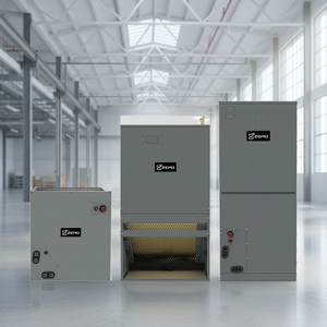 Unité de Traitement d'Air (UTA) à Pompe à Chaleur Commerciale 18 SEER2, Climatisation Murale Split, Évaluation d'Efficacité Énergétique Zéro (HEVAC) - Product Image 1