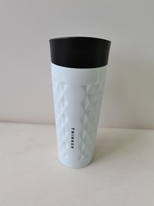 Vente en gros de gobelets isothermes en acier inoxydable à double paroi de 450 ml, réutilisables, avec couvercle, bouteille d'eau, logo personnalisé - Product Image 2