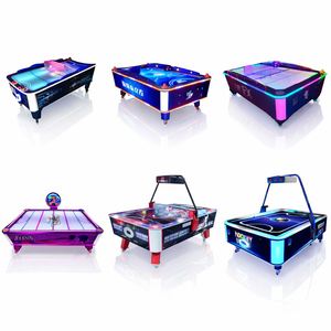Air Hockey Office Break Room Table Quiet Fan Motor Modern Cabinet Indoor Staff Leisure Game Equipment - Product Image 6