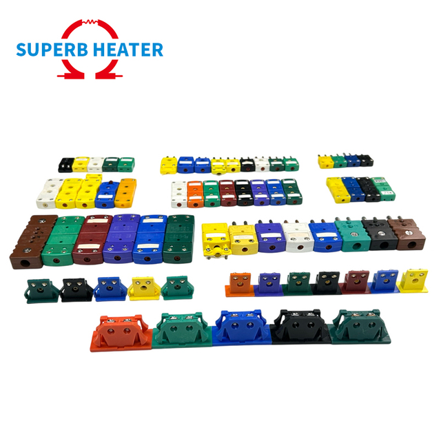 Thermocouple Plug and Socket Type K/E/J/T/N/U/R/S Temperature Sensing Wire Panel Connector Temperature Measurement Connector