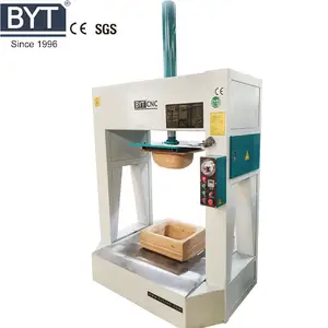 Bytcnc máquina de imprensa hidráulica, com cilindro de óleo móvel para pias de bacia de superfície sólida