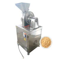 Industriële automatische motor aangedreven 304 roestvrijstalen notenmaler machine voor voedsel en fruitpoeder, pulverisator, hoge capaciteit