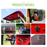Voiturette de golf électrique Rainbow 4 places, batterie lithium, 4x4 tout-terrain, autonomie <100 km, moteur 50 kW, capacité de montée 20 % pour ranch