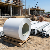 Bobine de gouttière en aluminium prélaqué de qualité supérieure, 0,27 pouce, résistante aux intempéries, avec peinture PE, pour drainage des eaux de pluie des toitures