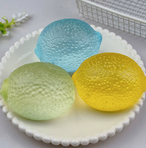 Bestseller Jouet Squishy Citron Maltose de Haute Qualité, Fruits Simulés, Anti-Stress, Jouet à Presser pour Soulager le Stress - Product Image 5