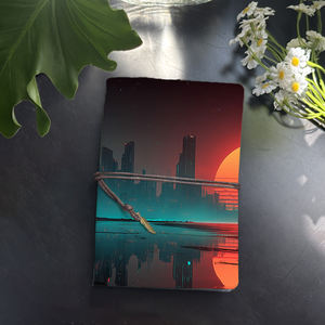 Beau cahier A6 fabriqué à la main Cadeau de fête des enseignants élégant pour les professeurs Idéal pour les notes de <span class=keywords><strong>recherche</strong></span> et les plans de conférence avec - Product Image 1