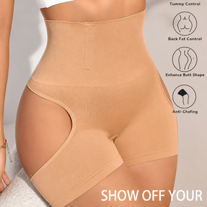 Venta al por mayor <span class=keywords><strong>de</strong></span> fábrica: Faja moldeadora <span class=keywords><strong>de</strong></span> cintura sin bordes rizados, bragas levanta glúteos transpirables para mujer - Product Image 3