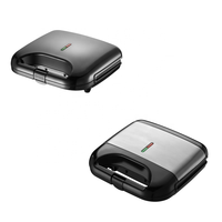 Machine à sandwich électrique 2 tranches Cool Touch Mini Panini Grill Press Machine avec boîtier de refroidissement pour usage domestique Fabriqué en Chine