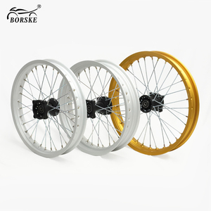 Ruedas de motocicleta, juegos de ruedas de aleación Supermoto, juego de llantas de <span class=keywords><strong>radios</strong></span> de motocicleta 6063 de aleación de aluminio de repuesto - Product Image 3