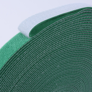 Bán Buôn Màu Xanh Lá Cây 10Mm Back-to-Back Nylon Móc Và Vòng Lặp Băng Cuộn Quan Hệ Cáp Tổ Chức Lưu Trữ Dây Đeo Cho Nhà Văn Phòng Lớp Học - Product Image 1