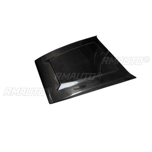 Couverture de moteur de voiture aspect fibre de carbone véritable pour Ford Mustang 2015-2017, kit carrosserie, accessoires auto - Product Image 5