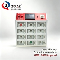 Chauffe-colle vertical 12 canaux pour seringues, machine de préchauffage de pâte à souder SMT pour ligne de production SMT, prise en charge OEM/ODM
