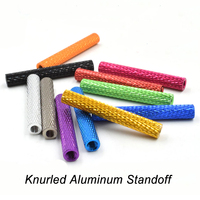 Tube d'espacement en aluminium JeaSnn M3 M8 M10, 6 mm 10 mm, anodisé, fileté, rond