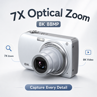 Appareil photo optique CE 64MP avec autofocus, écran CMOS, idéal pour les portraits, les vacances, les étudiants et la prise de vue quotidienne