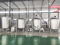 Système de brassage de bière automatique de grande taille Brasserie Équipement de brassage industriel