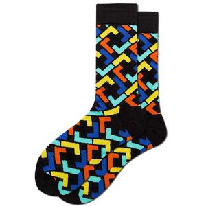 Xiangui थोक कस्टम फैशन यूनिसेक्स गर्म कुत्ते टर्की फल चेरी जैक्वार्ड क्रू यूनिसेक्स पुरुषों मोजे - Product Image 4