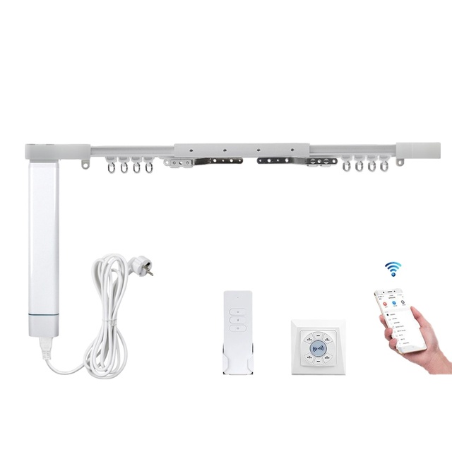 Zemismart Tuya WiFi Smart Curtain Alexa Google Home Electric Stage Curtain Motorized Curtains Motor With Track