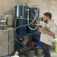 Máquina de Moldeo Rotacional de Alta Eficiencia para un Solo Operario, para la Fabricación de Juguetes Antiestrés y Juguetes Chirriantes