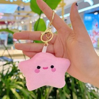 Groothandel Creatieve Squint Kleine Ster Schooltas Poppenhanger Sleutelhanger Speelgoed Kinderen Meisjes Cadeau Kleurrijk Pluche Mini Ster Pluche Sleutelhanger