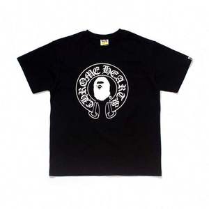 Camiseta Bapees de punto con diseño de mono estampado, versión 999.1 de alta calidad, 280g, para hombre, a la moda, ¡venta caliente! - Product Image 3