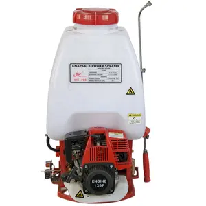 WENXIN 25L WX-768 139F Mochila 4 tempos Motor a gasolina Pulverizador de energia agrícola com bomba de latão