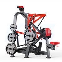 Machine à charge par disques Super Lat Machine pour la musculation des Térapectoraux Majeurs et des Dorsaux en V, Équipement de Gym Commercial, Conception Biomecanique