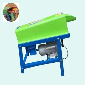 Factory Supply Electric Small Portable Sorghum Soybean Multi Crop Paddy Rice Wheat Maize Peeler Corn Thresher For Farm Use