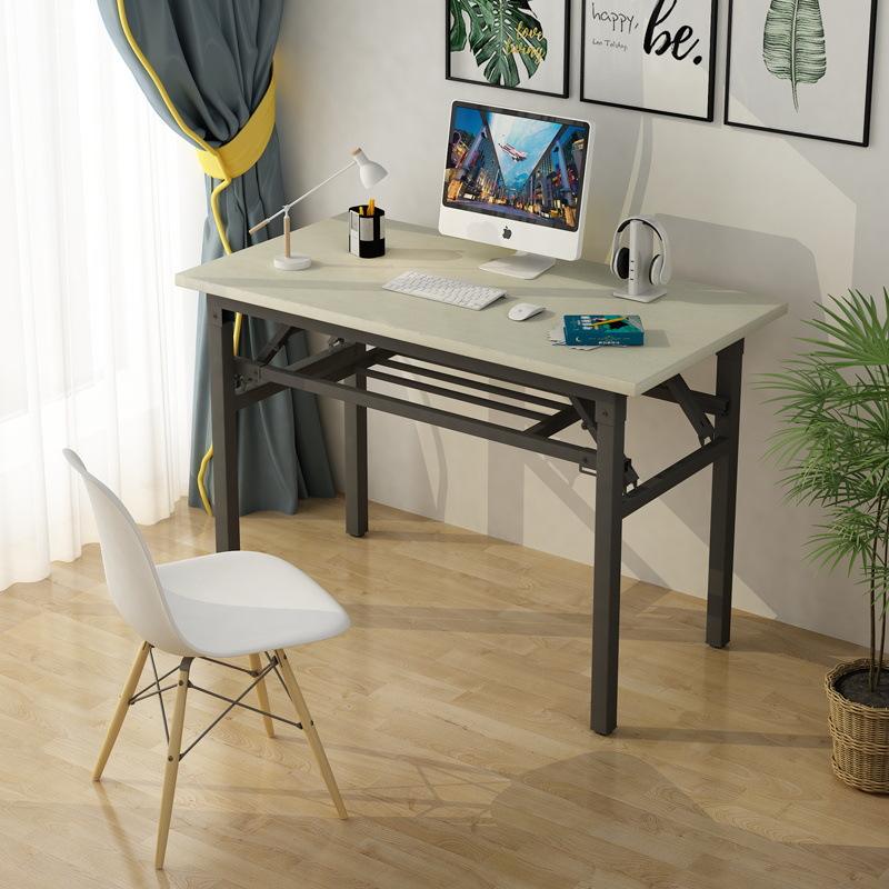 Mesa plegable de doble capa de roble blanco