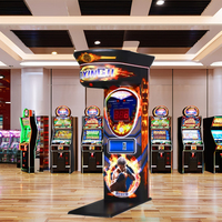 Machine de jeu d'arcade de boxe électronique 220V à monnayeur, en métal et plastique, personnalisable multilingue (japonais, anglais)