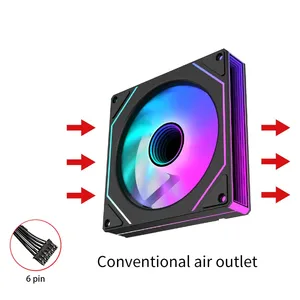 Ventola RGB ad Alte Prestazioni Lovingcool 55CFM 120mm con Telecomando per Raffreddamento - Product Image 3