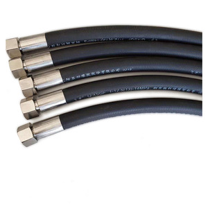 <span class=keywords><strong>Tuyau</strong></span> hydraulique en <span class=keywords><strong>caoutchouc</strong></span> haute pression Jinheng, noir, avec armature en acier haute résistance, diamètre 19, 12 Mpa - Product Image 2