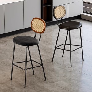 Taburetes de Barra de Metal Estilo Industrial Vintage <span class=keywords><strong>para</strong></span> Cocina, <span class=keywords><strong>Desayunador</strong></span>, Cafetería, Muebles de Interior, Silla Alta de Barra - Product Image 1