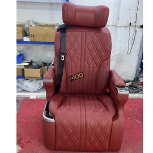 Siège de voiture électrique <span class=keywords><strong>pivotant</strong></span> de luxe de qualité DOS pour fourgonnette, siège de capitaine pour MPV, limousine W447, course, camping-car, en cuir - Product Image 4