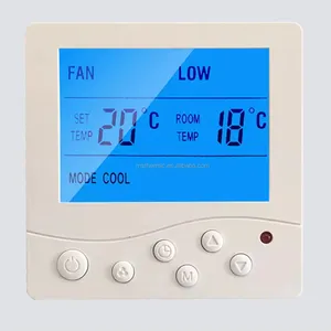 Msthermic, лидер продаж, система катушки вентилятора, цифровой контроллер температуры для домашнего отеля, термостат
