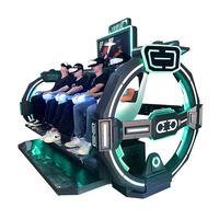 Nuevo Diseño de Cine 9D, Simulador de Realidad Virtual con Montaña Rusa, Cine 9D VR de 4 Asientos