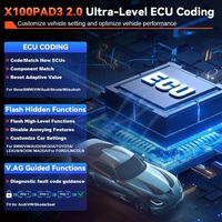 USA Warehouse Xtool X100 Pad3 Car Key FOB Programming Tool Key Programmer Immobilizer Pin Code Reader Scanner with KC100 EEPROM
