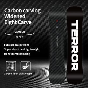 <span class=keywords><strong>Snowboard</strong></span> Carbon F-Carve Super Widen Full Carbon Camber Ultra Wide Waist Carving All Mountain 136cm-175cm - Product Image 3