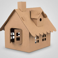Maison funéraire en papier pour animaux de compagnie, modèle Villa, pour le enterrement de chiens et chats, maison commémorative spirituelle pour cérémonies funéraires, en promotion
