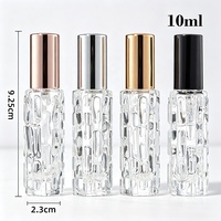 Vente en gros de flacons vaporisateurs de parfum en verre vides, portables, de poche, rechargeables, personnalisés, 10 ml, 15 ml