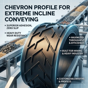 Alkali Resistant <strong>Conveyor</strong> <strong>Belt</strong> PH 1-14 Alkali Resistant <strong>Belt</strong> For Chemical Processing - Product Image 1